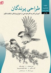 عکس جلد کتاب طراحی پرندگان: آموزش گام به گام طراحی انواع پرندگان شگفت انگیز