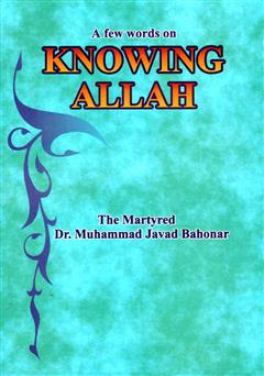 عکس جلد کتاب A few words on kowing allah